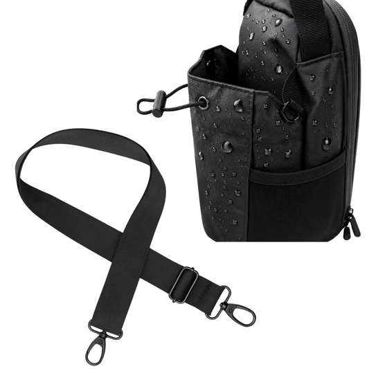 Premium Shoulder Strap & Water-Resistant Fabric