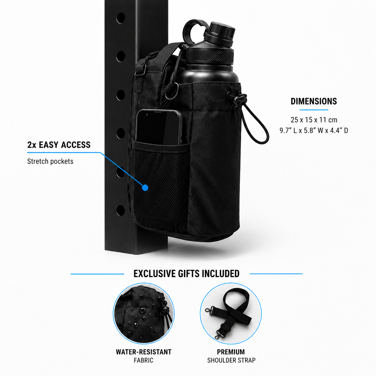Magnetic Gym Bag + Gifts