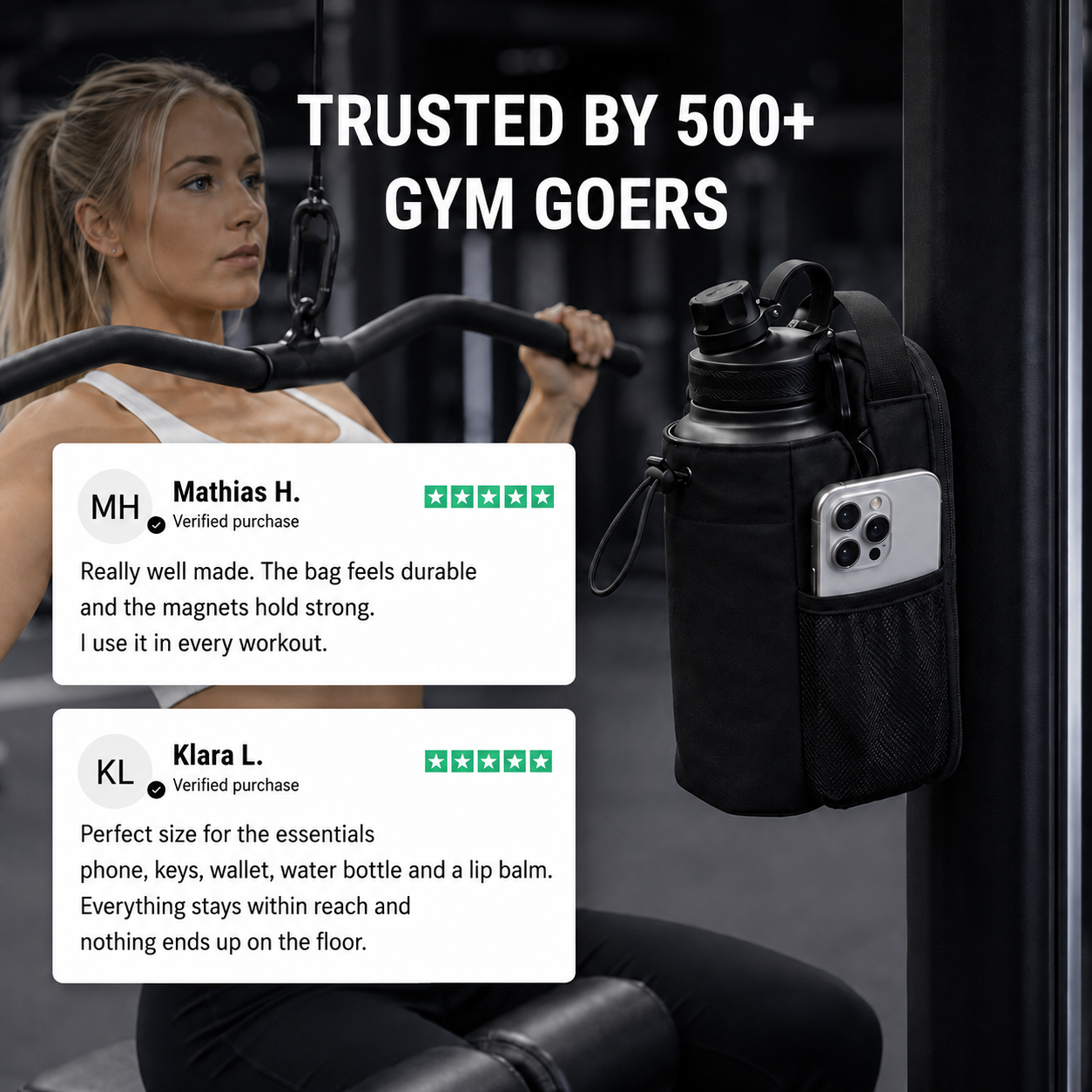 Magnetic Gym Bag + Gifts